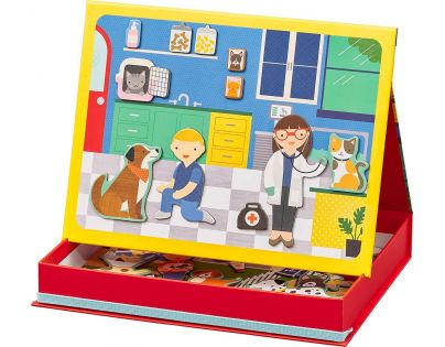 Petitcollage Puzzle magnetické Tabuľka Veterinárna klinika 50 dielikov