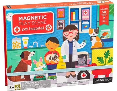Petitcollage Puzzle magnetické Tabuľka Veterinárna klinika 50 dielikov