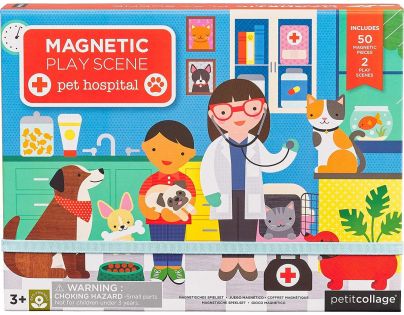 Petitcollage Puzzle magnetické Tabuľka Veterinárna klinika 50 dielikov