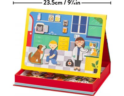 Petitcollage Puzzle magnetické Tabuľka Veterinárna klinika 50 dielikov