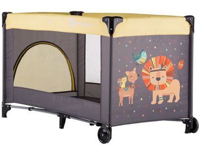 Petite&Mars Postieľka cestovná Koot Lion Yellow
