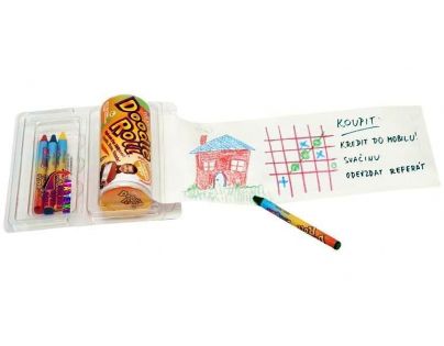 Pexi Doodle roll kreatívne sada s pastelkami 4ks