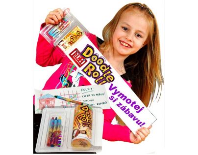 Pexi Doodle roll kreatívne sada s pastelkami 4ks