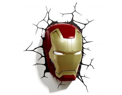 Philips Avengers 3D světlo na zeď Iron Man