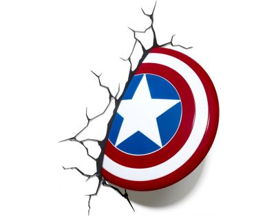 Philips Avengers 3D světlo na zeď Štít Capitain America