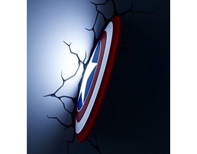 Philips Avengers 3D světlo na zeď Štít Capitain America