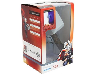 Philips Avengers 3D světlo na zeď Thorovo kladivo