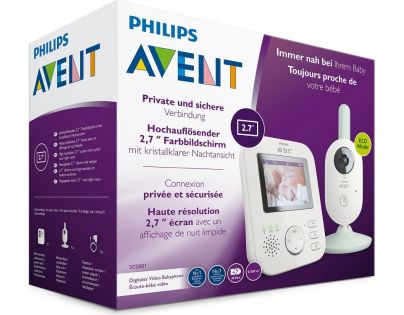 PHILIPS AVENT Avent baby video monitor SCD831