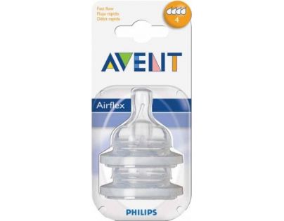 Philips Avent SCF634/27 Cumlík AIRFLEX 4 otvory od 6 m, 2 ks