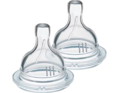AVENT Cumlík silik.Airflex variabilný prietok 2ks