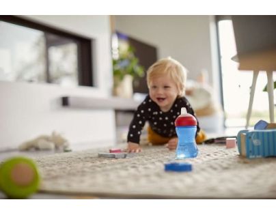 Philips Avent Hrnček 300 ml Grippy pre chlapcov jemná náustok