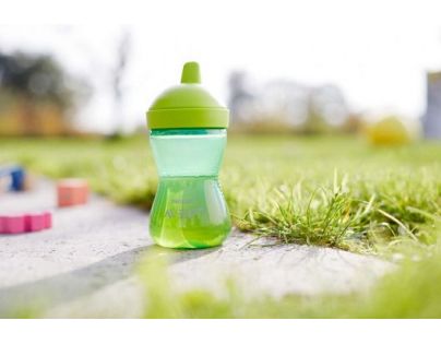 Philips Avent Hrnček 300 ml Grippy pre chlapcov tvrdá náustok