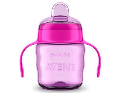 Philips Avent Hrnček pre prvý dúškami Classic 200ml ružový