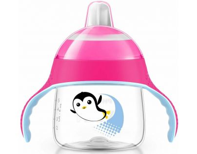 Philips Avent Hrneček pro první doušky Premium 200 ml - Růžová