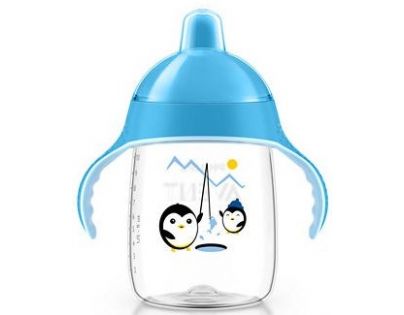 Philips Avent hrnček pre prvý dúškami Premium 340 ml modrá