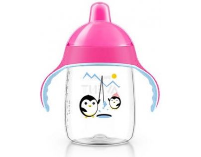 Avent Hrnček Pre Prvé Dúšky Premium 340ml ružová