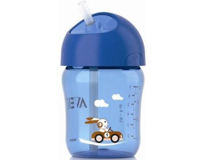Philips Avent Hrneček s brčkem 260 ml - Modrá