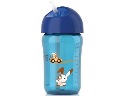 Philips Avent Hrneček s brčkem 340 ml - Modrá