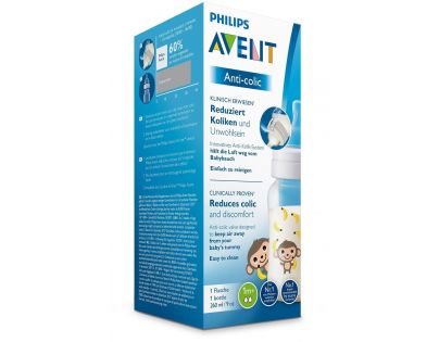 Philips Avent Fľaša Anti-Colic 260 ml, 1 ks opice