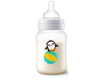 Philips Avent Fľaša Anti-Colic 260 ml, 1 ks tučniak
