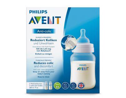 Philips Avent Fľaša Anti-Colic 260 ml, 2 ks