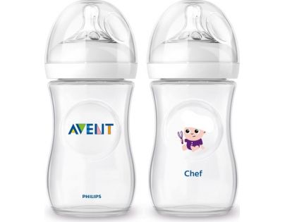 Philips Avent Láhev Natural 260 ml a Kuchař 260 ml