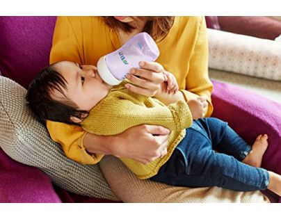 Avent fľaša Natural fialová PP 260 ml