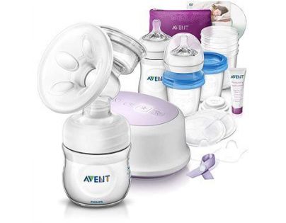 Avent Sada elektrická odsávačka Natural