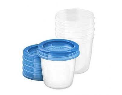 Philips Avent Odsávačka Natural manuální se zásobníkem 125ml + VIA 180ml 6ks