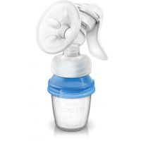 Philips Avent Odsávačka Natural manuální se zásobníkem 125ml + VIA 180ml 6ks 3
