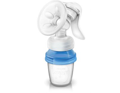 Philips Avent Odsávačka Natural manuální se zásobníkem 125ml + VIA 180ml 6ks