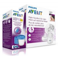 Philips Avent Odsávačka Natural manuální se zásobníkem 125ml + VIA 180ml 6ks 4