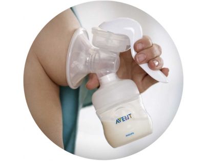 Philips Avent Odsávačka Natural se zásobníkem 125 ml a lahvičkou