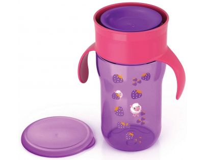 AVENT Prvý skutočný hrnček 340 ml fialový