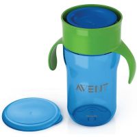 Philips Avent první skutečný hrneček 340 ml modro zelená Philips Avent první skutečný hrneček 340 ml modro zelená