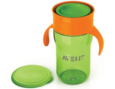Philips Avent prvý skutočný hrnček 340 ml zeleno oranžová
