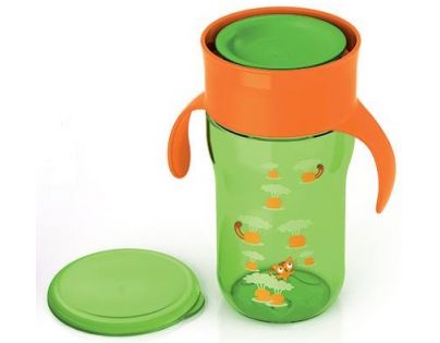 Philips Avent prvý skutočný hrnček 340 ml zeleno oranžová