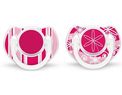 Philips Avent Šidítko Exclusive 6 -18m 2ks - Růžová