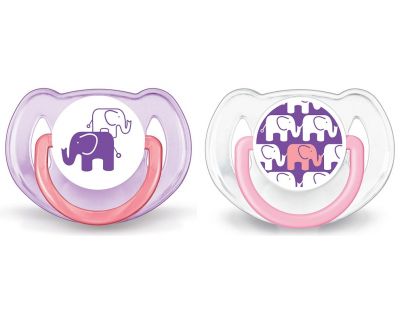 Philips Avent Dudlík silikon bez BPA slon holka