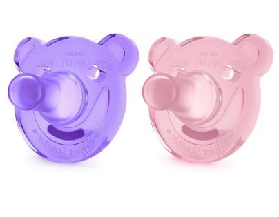 Philips Avent Cumlíky Soothie 3 m+ 2 ks dievča