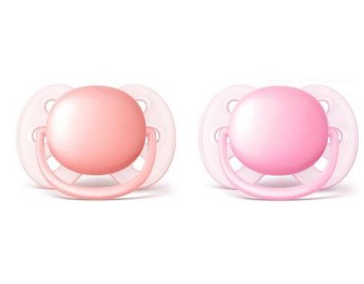 Philips Avent Cumlík Ultrasoft 0-6 m 2 ks dievča