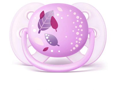 Philips Avent Cumlík Ultrasoft Deco 0-6 m 2 ks dievča