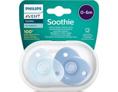 Philips Avent Cumlík Soothie 0-6m chalan, 2 ks