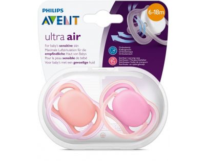 Philips Avent Cumlík Ultra air Deco Dievčatá 6-18m + 2kusy