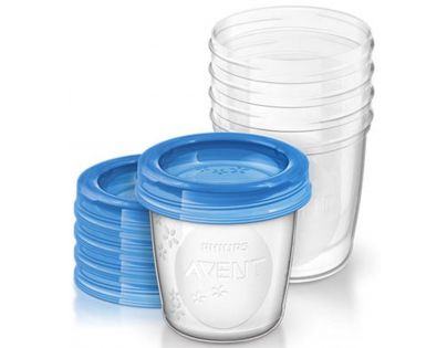 Philips Avent VIA poháriky s viečkom 180 ml 5 ks