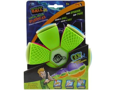 Phlat Ball JR Svietiaci v tme - ružovozelený