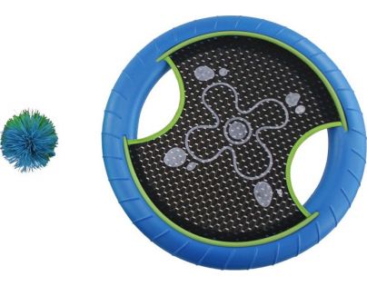 Phlat disc s loptičkou modrý