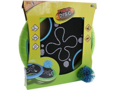 Phlat disc s loptičkou modrý