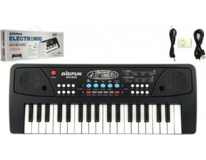 Pianko 37 kláves s mikrofónom + prehrávač MP3 5V