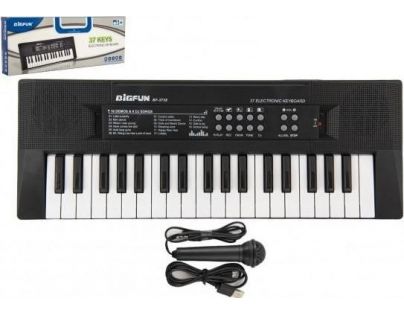 Pianko 37 kláves s mikrofónom 40 cm USB kábel